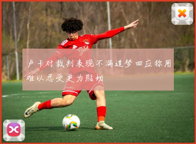 卢卡对裁判表现不满追梦回应称用难以忍受更为贴切
